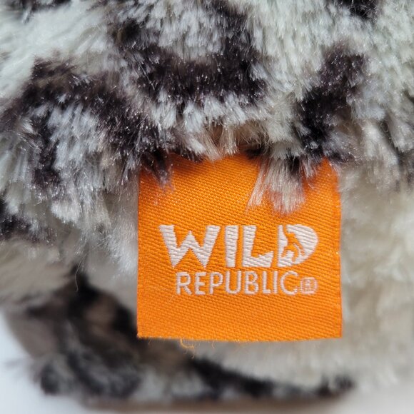 Wild Republic Pittsburgh Zoo Snow Leopard Plush Gray White 10" - Picture 8 of 8